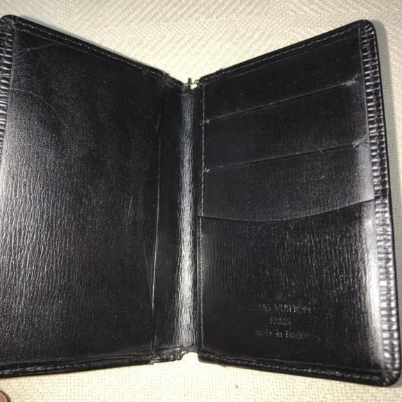 Authentic Louis Vuitton Black Epi Leather Pocket Organizer - Picture 4 of 6